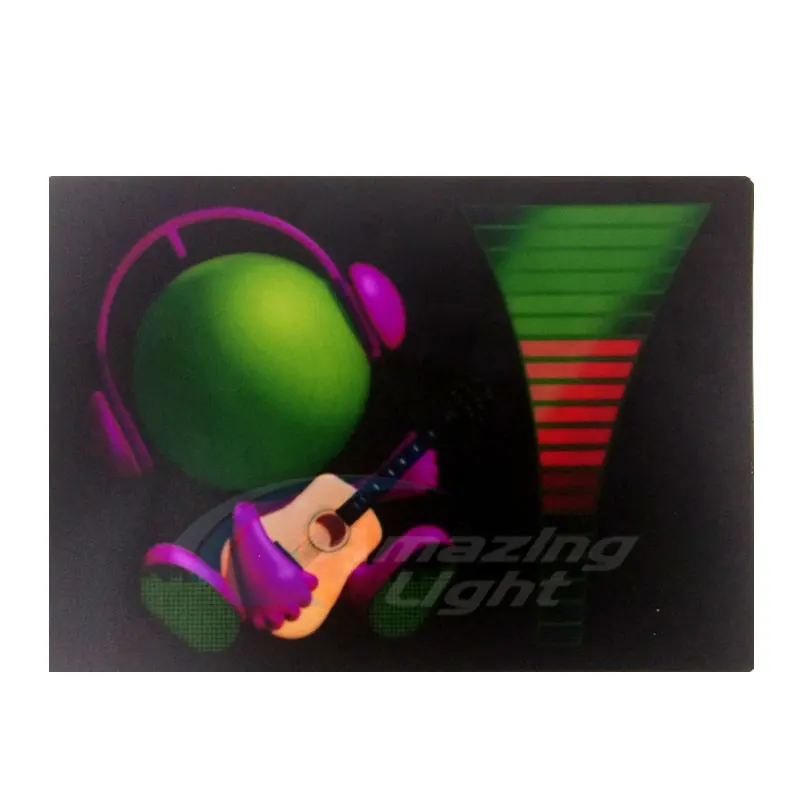 Music Carnival Music activated light up el panel flashing el panel for t-shirt