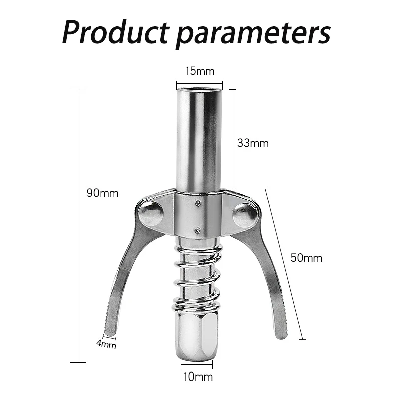 Double Handle Lock Clamp Pneumatic High Pressure Oil Nozzle Pressure Injection Nozzle