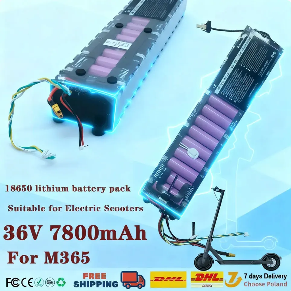 Original 36V 7800mAh Akku für Xiaomi M365 M356 Pro Spezieller Akkupack 36V Li-Ionen-Akku 7800mAh