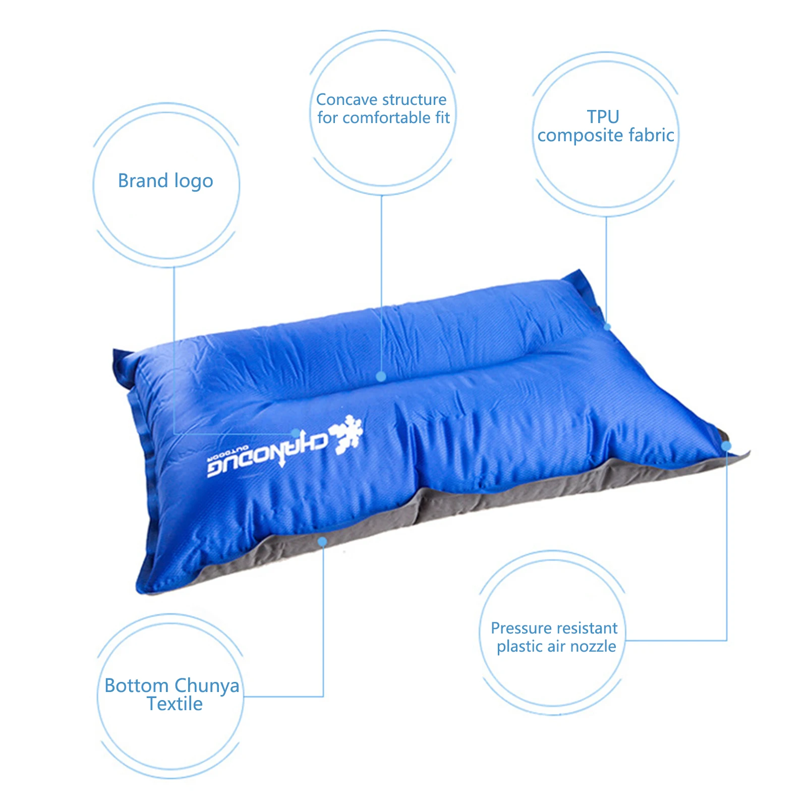 

Надувная подушка, самонадувающиеся подушки для кемпинга, автомобильная подушка для поясницы, подходит для поддержки шеи, талии, домашнего офиса, расслабляющие принадлежности