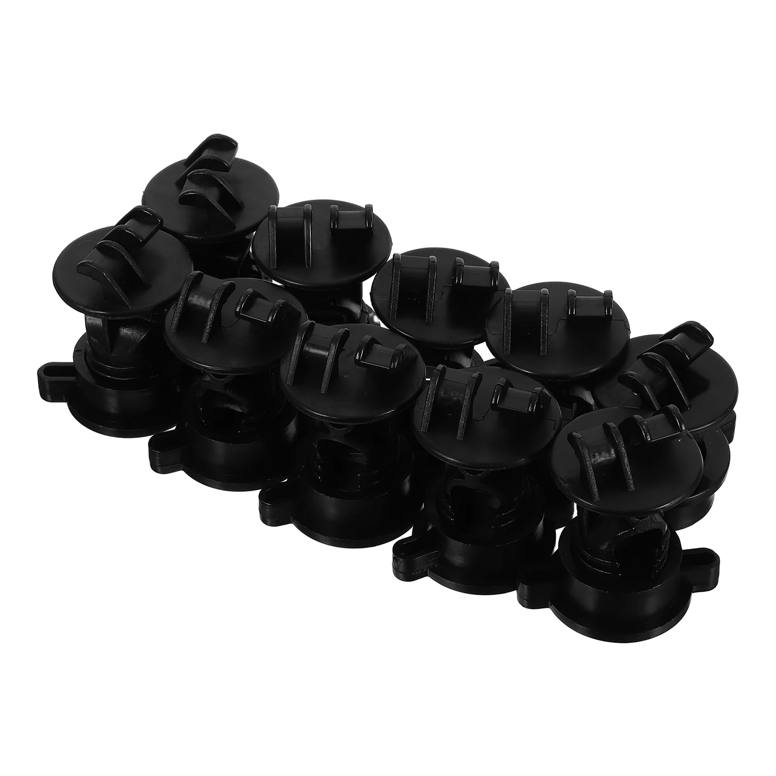 

10 Pcs Electronic Fence Insulator Electric Insulators Chain Link Middle Rod Fencing Abs Wire Stand