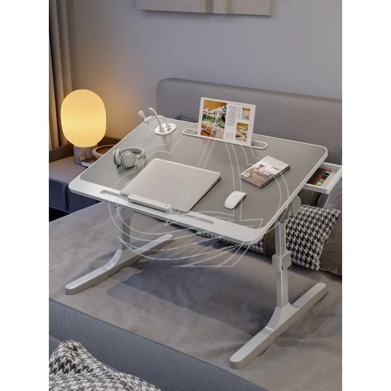Adjustable Foldable Laptop Bed Table Portable Standing Desk for Bed Sofa Floor Student Home Office