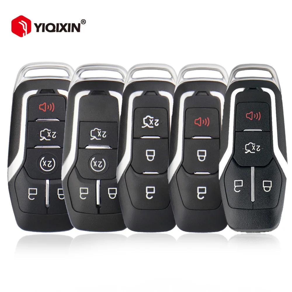 YIQIXIN For Ford Fusion Mustang Edge Explorer Fusion Mondeo Kuka Mk2 2013-2016 Flip Remote Car Key Shell Case Fob Uncut Blade