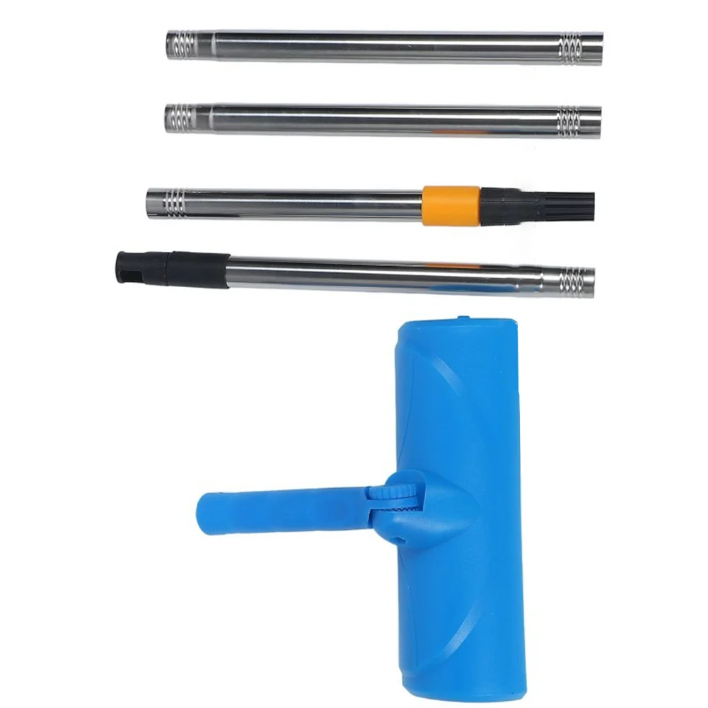 Adjustable 10 Inch Roller Brush for Ceiling Painting for splash for proof Function Includes 1.2M Rod PVC Blue Material