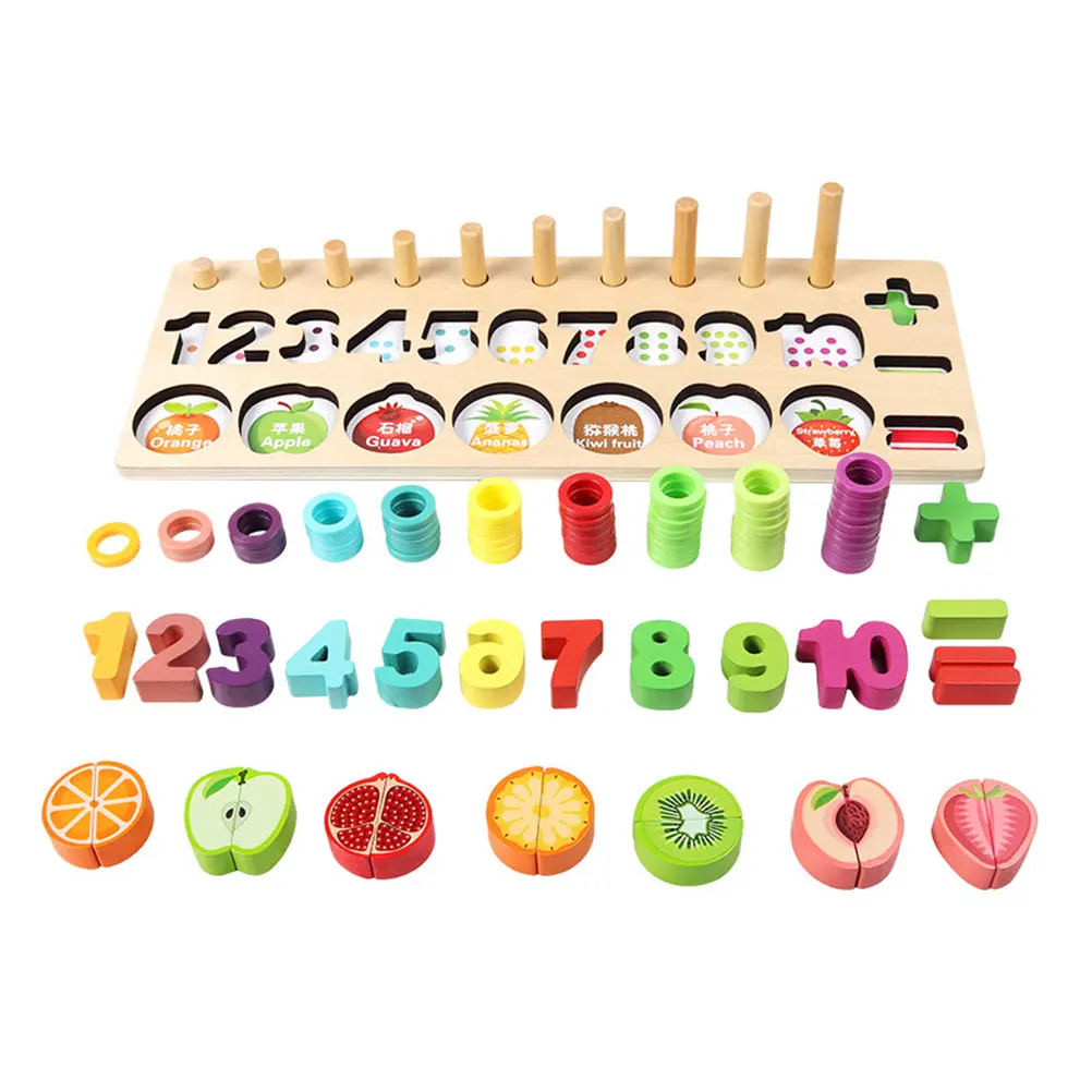set-educativo-in-legno-con-numeri-forme-e-frutta-per-bambini-puzzle-per-l'apprendimento-precoce-e-lo-sviluppo-cognitivo