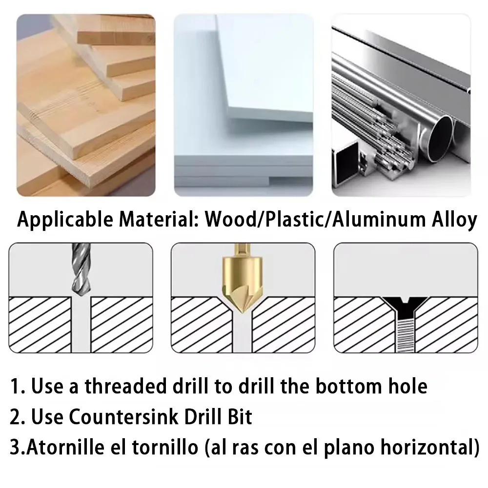 10 قطعة Hss مجموعة لقمة مثقاب التيتانيوم المغلفة خطوة مثقاب الخشب ثقب القاطع المعادن البلاستيك الجدة أداة نجارة مجموعة لقمة مثقاب #5