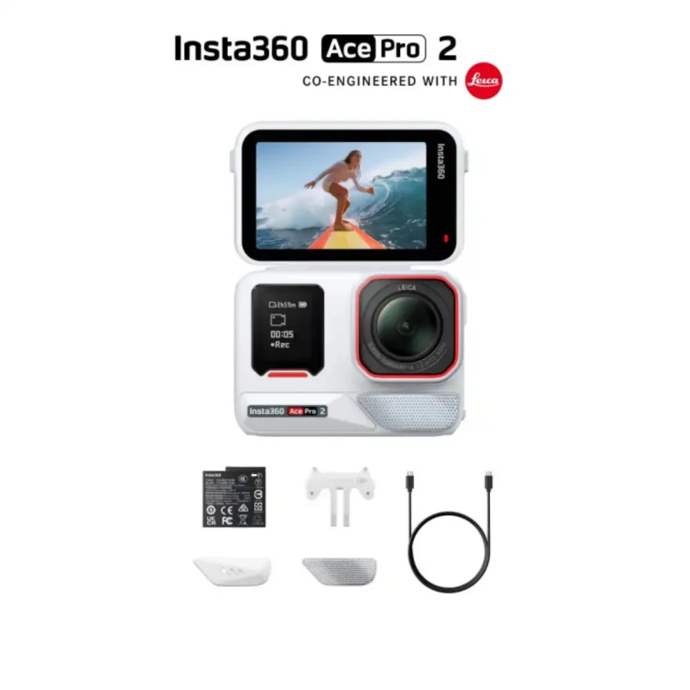 8K Waterproof Action Camera Co-Engineered with Leica, 1/1.3