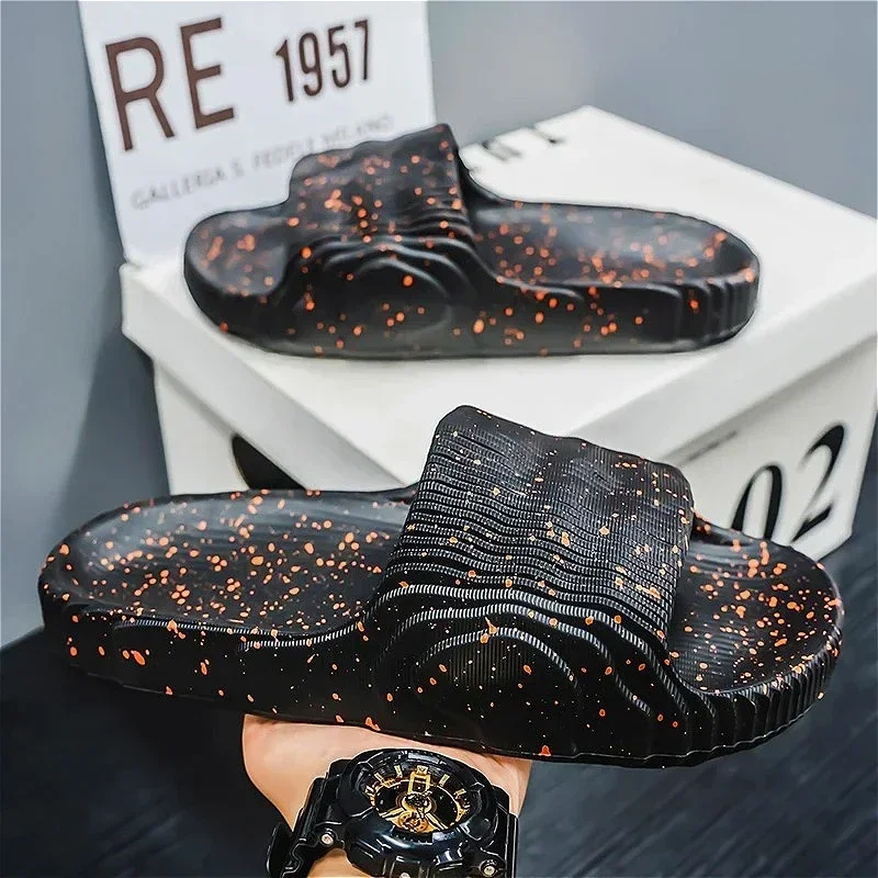 2025 EVA Soft-Soled Home Slippers, Summer Couple Anti-Slip Indoor Bathroom Slippers, Sandals