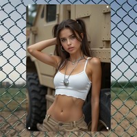 1pc Vintage Retro Metal Wall Sign 2D Aluminum Art for Home Bar Cafe Decor