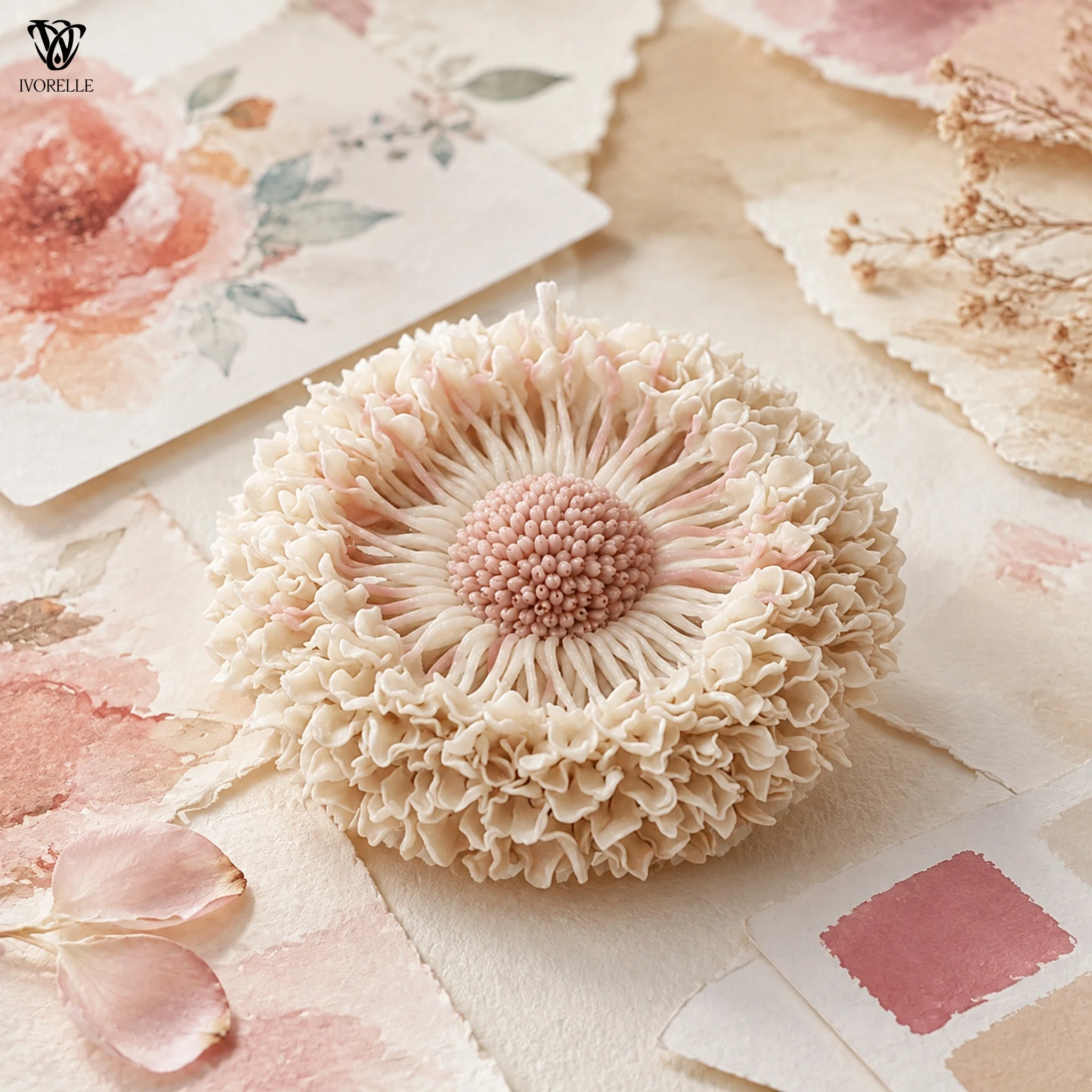 IVORELLE Flower Silicone Candl - Resin Craft Ideas ulasan dan harga