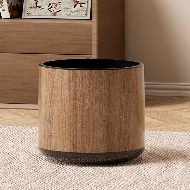 

Double-layer Plastic Waste Bins Large Capacity in The Living Room Bedroom Bathroom Waste Bins with A Flip Lid Home Basurero JTW