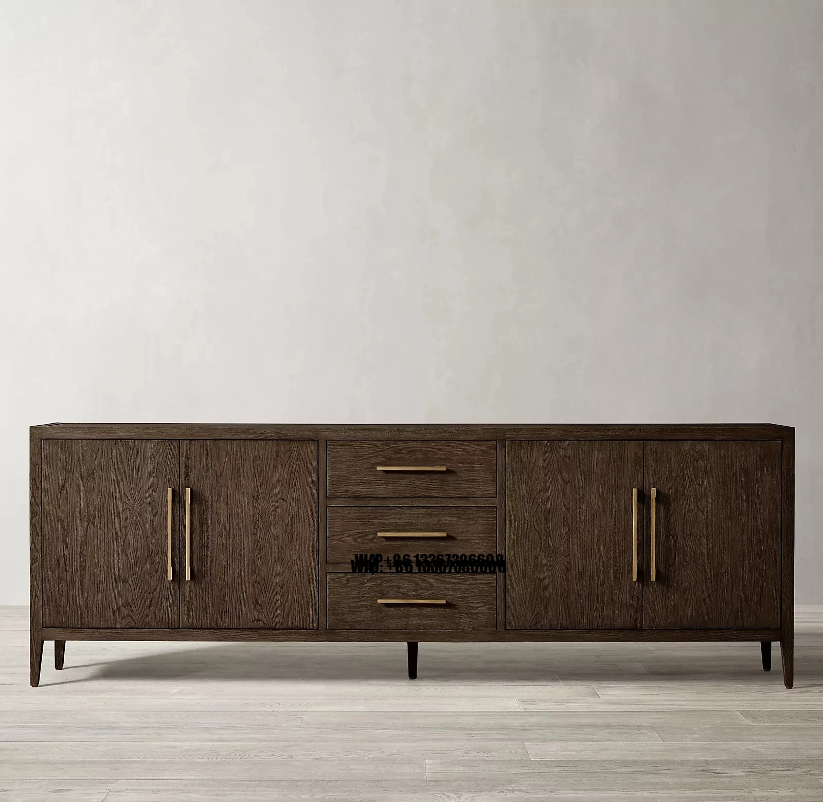 

American Style Rural Solid Wood Display Lockers TV Cabinets Villas Hotels and Restaurants Can Customize Sideboard Furniture