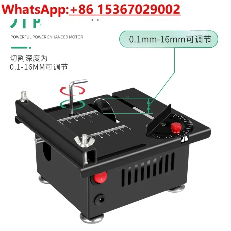 

Micro Table Saw Woodworking Acrylic Home Mini Chainsaw Model Portable Cutting Machine
