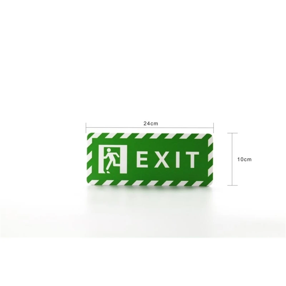 Acrylic Signboard Custom Customization Uv Printing Letter Icon Logo Wall Safety Exit Sign Plate Wall Sticky Signage Board