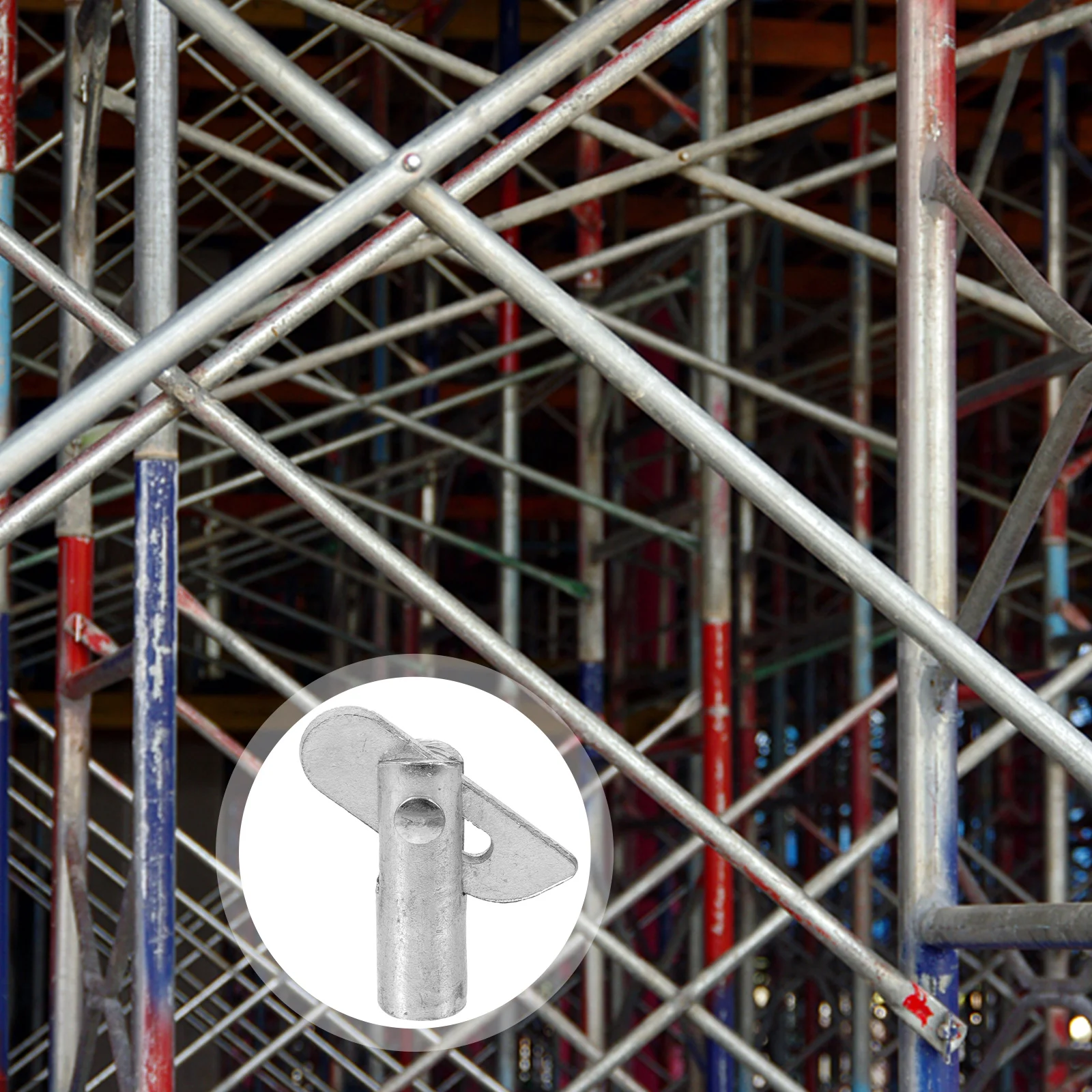 8 Pcs Scaffolding Accessories Lock Pin Small Pull Galvanized Fixed Cotter Compact Locking Replaceable Parts Supply