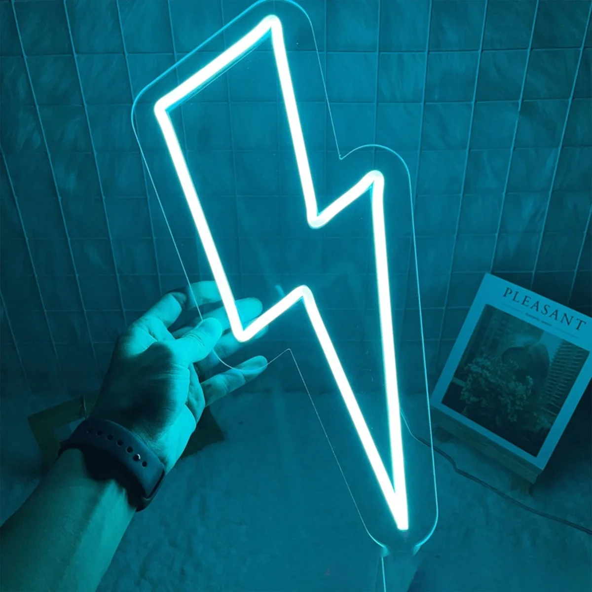 USB-betriebenes LED-Neon-Deko-Wandschild Kreative USB-Wandbeleuchtung Verbesserte Version Neon-Schild