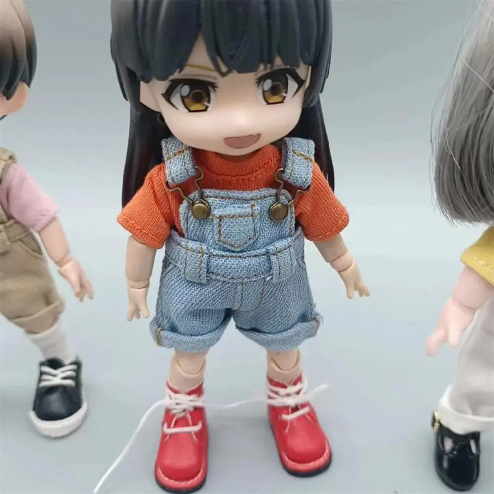 แฟชั่นชุดลําลอง OB11 กางเกงยีนส์กางเกงแต่งตัวกางเกงเสื้อผ้าตุ๊กตา Overalls ชุดเล่นตุ๊กตากางเกงยีนส์กางเกงของเล่น