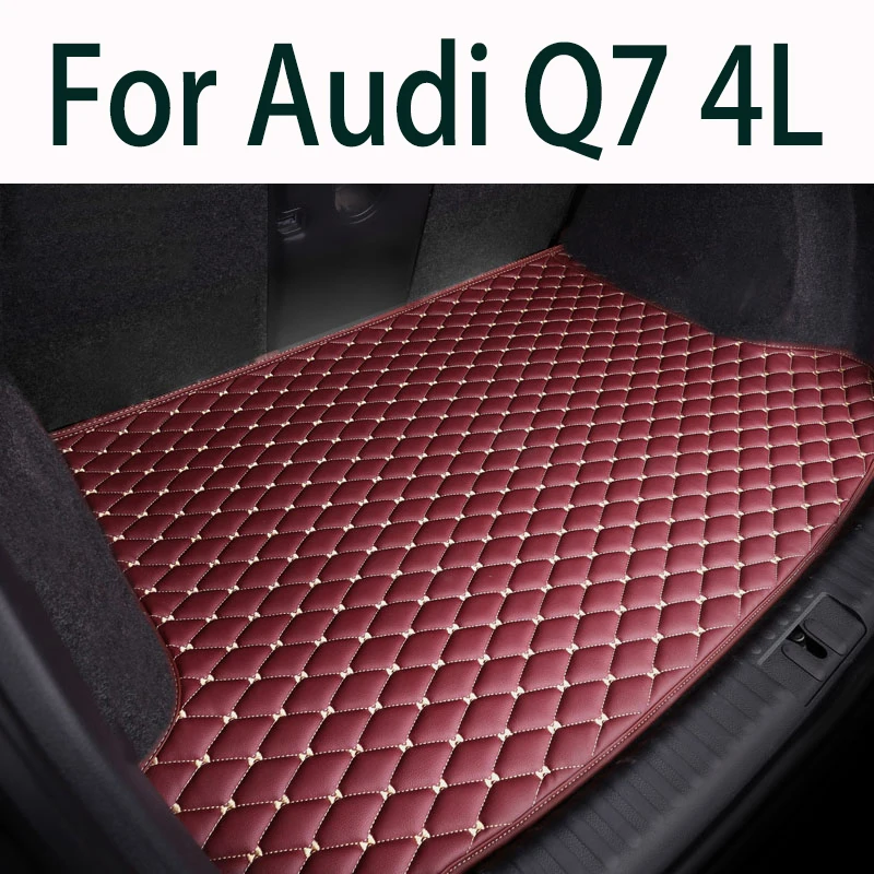 

Коврик для багажника автомобиля для Audi Q7 4L 5-Seat 2006-2015 07 08 09 10 11 12 13 14, пользовательские автомобильные аксессуары, украшение интерьера автомобиля