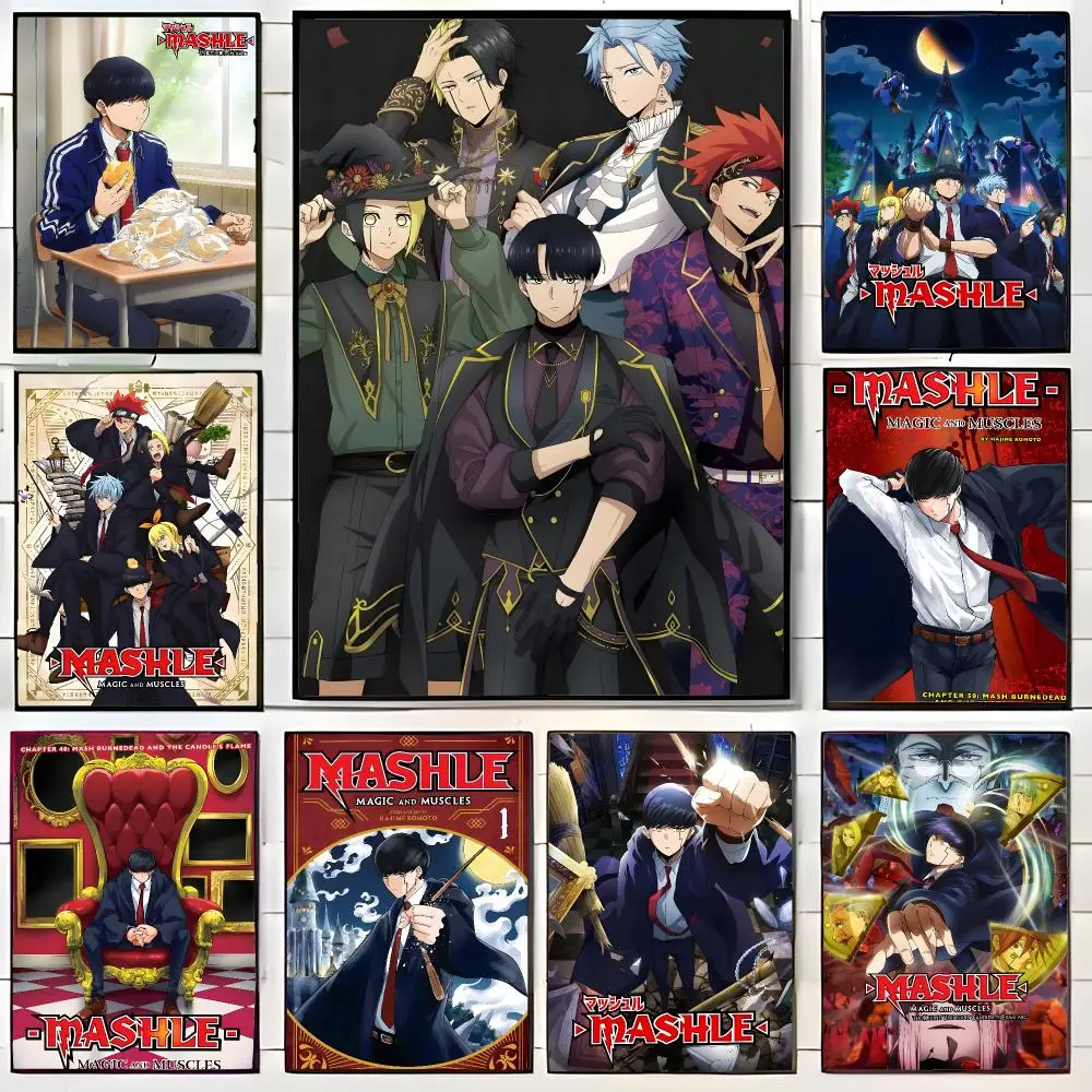 hilarious anime M-Mashle Magic and Muscles Poster Wall Art Print Decorative Mural Home Decor Gift Unframed