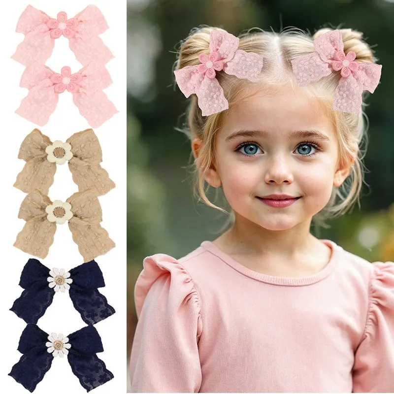 36-fermagli-per-capelli-a-forma-di-fiore-rosa-per-bambine-realizzati-a-mano-con-ricamo-in-pizzo-e-fiocco-floreale-accessori-per-capelli-per-neonati-e-bambini-copricapo-per-bambini-confezione-all'ingrosso