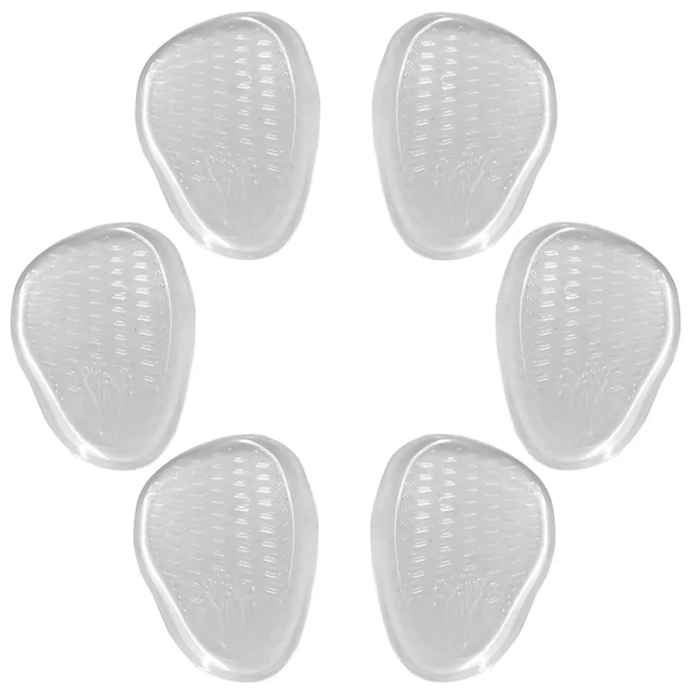 

3 пары мягких гелевых подушечек для передней части стопы, вкладыши для обуви для женщин и мужчин, подушечки для обуви на высоком каблуке, противоскользящие, удобные, заменяющие стельки