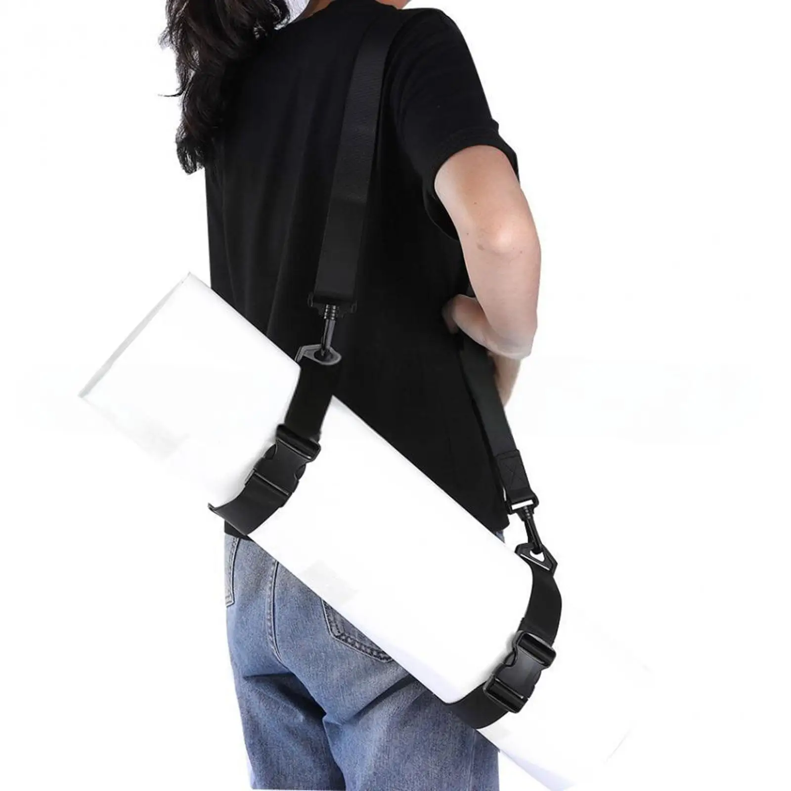Nylon Ski Straps for Carrying Snowboard Shoulder Lash Handle Strap Adjustable Ski Pole Carrier for Outdoor Sports
