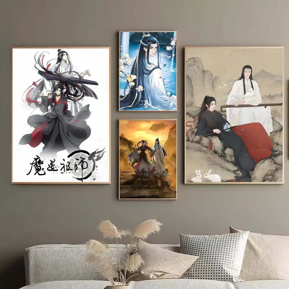 Chinese anima Mo Dao Zu Shi Cozy Living Space Sofa Backdrop Idea Cozy Room Makeover Calming Room Palette Quick Wall Fix Poster