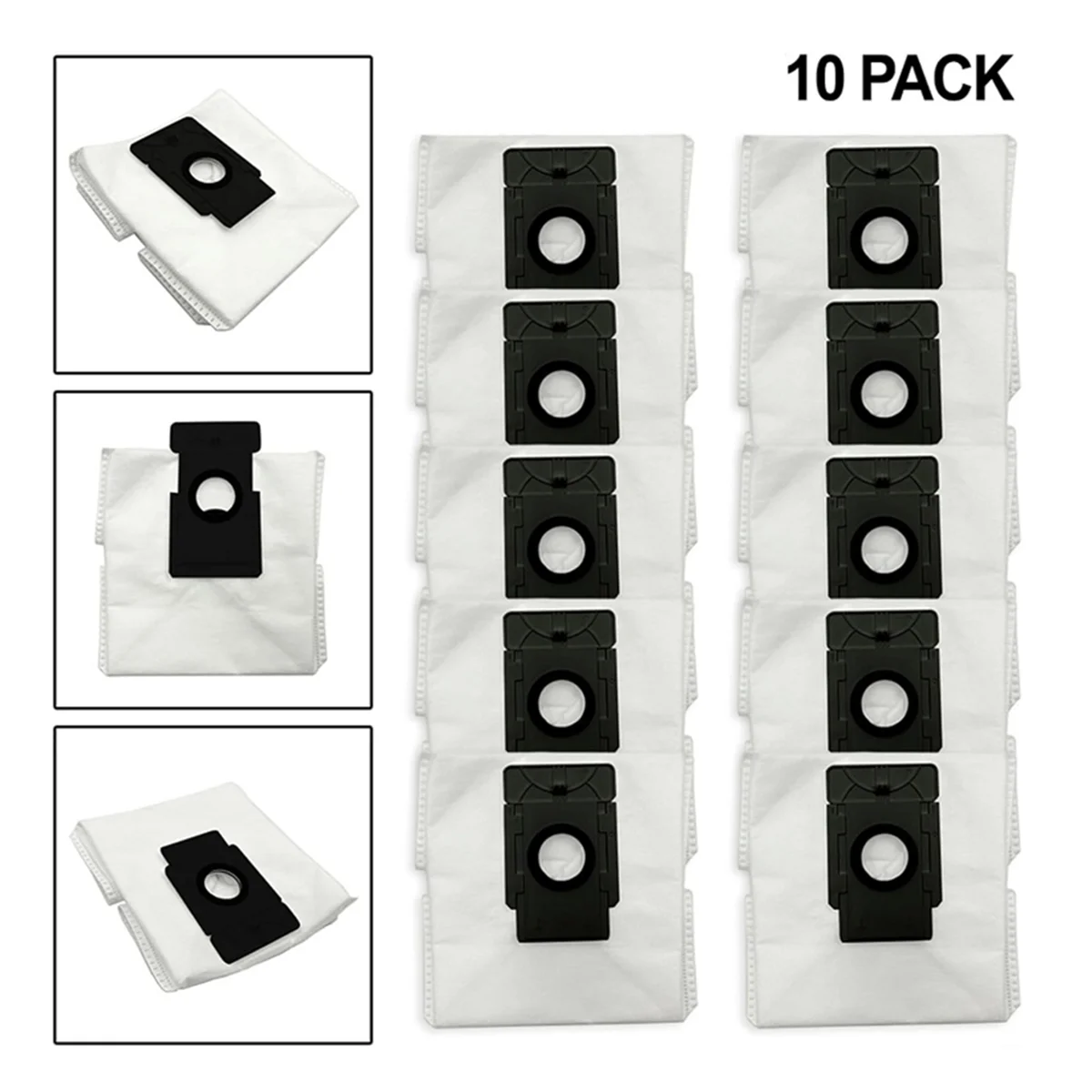 Y02A10PCS Dust Bag Set for 360 S8 PLUS for TP Link Tapo RV30 Plus RV10 Plus RVA200 Vacuum Cleaner Accessories Replacement