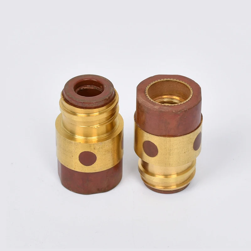 3PC Gas Shielded Welding 350/500A Two-Guarantee Welding Gun Insulation Sleeve Nut Resin Fiber Copper Insulation Cylinder