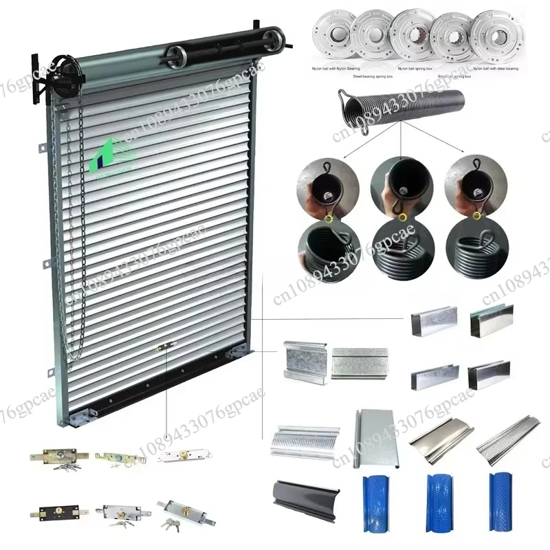 Galvanized steel roller shutter manufacturing Roller shutter safety shutters for industrial warehouses in Africa