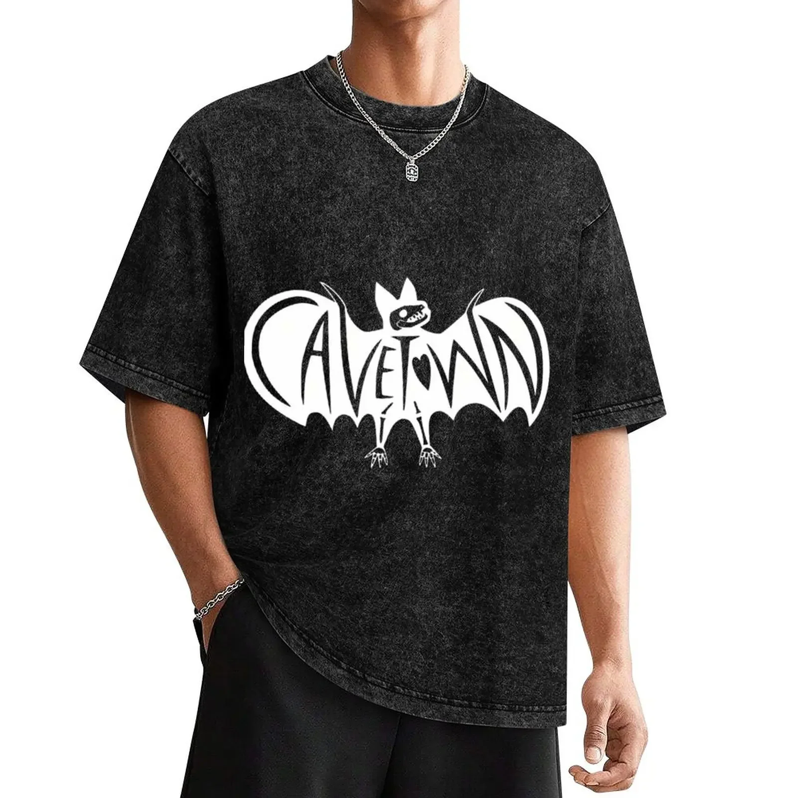 

Cavetown HD Logo T-Shirt animal prinfor boys plus size tops men workout shirt