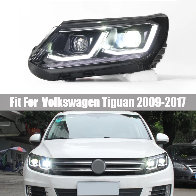 

Headlight Assembly Suitable For Volkswagen Tiguan 2009 2010 2011 2012 - 2017 Modified LED Headlights Tiguan Laser Headlights