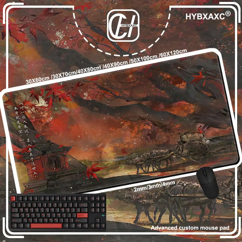 Gamer Keyboard Pad Heaven Official’s Blessing Computer Desks Pc Cabinet Games Desk Accessories Mouse Mats Mousepad Anime Mat Xxl