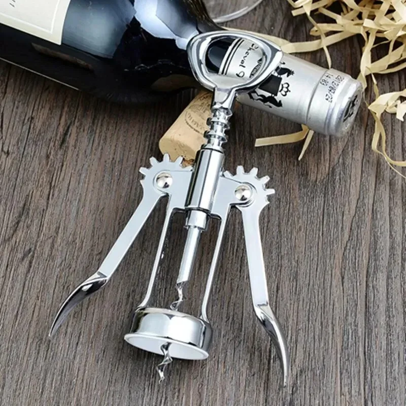 Wine Opener Multifunctional Corkscrew Bottle Opener Zinc Alloy Cork Remover Premium Winged Wine Bottle Opener