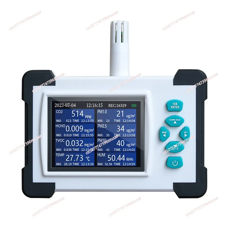 

Тестер качества воздуха Профессиональная портативная сигнализация WIFI бытовой точный многофункциональный детектор газа формальдегида