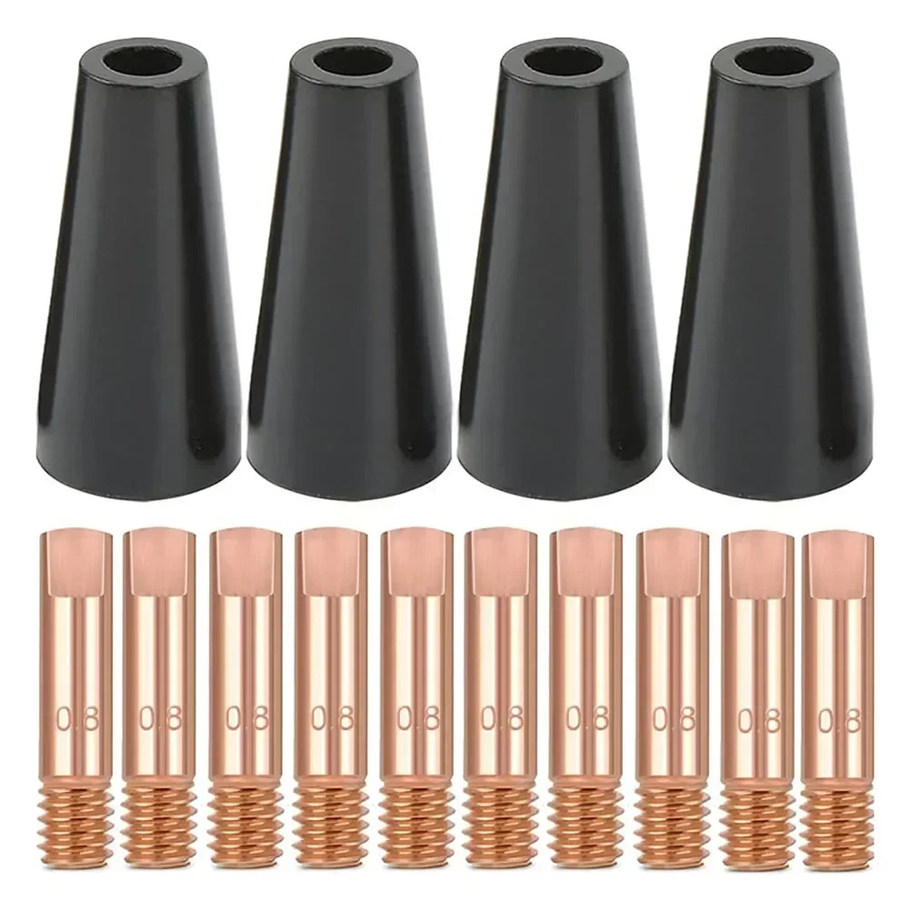 

Copper Conductive Tips Flux Core Welding Kit Increased Working Efficiency Stable Current Flow Metal Fabrication