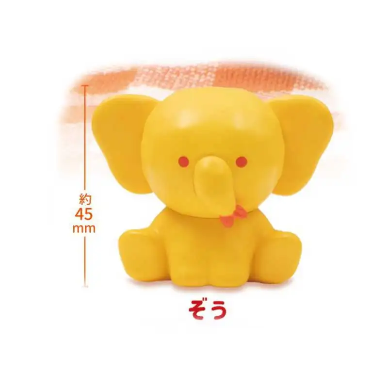 Qualia Originele Ebi Fry Animal Mascot Dolls Leuke Olifant Kat Konijn Zegel Pinguïn Action Figure Set Collectie Decoraties Cadeau