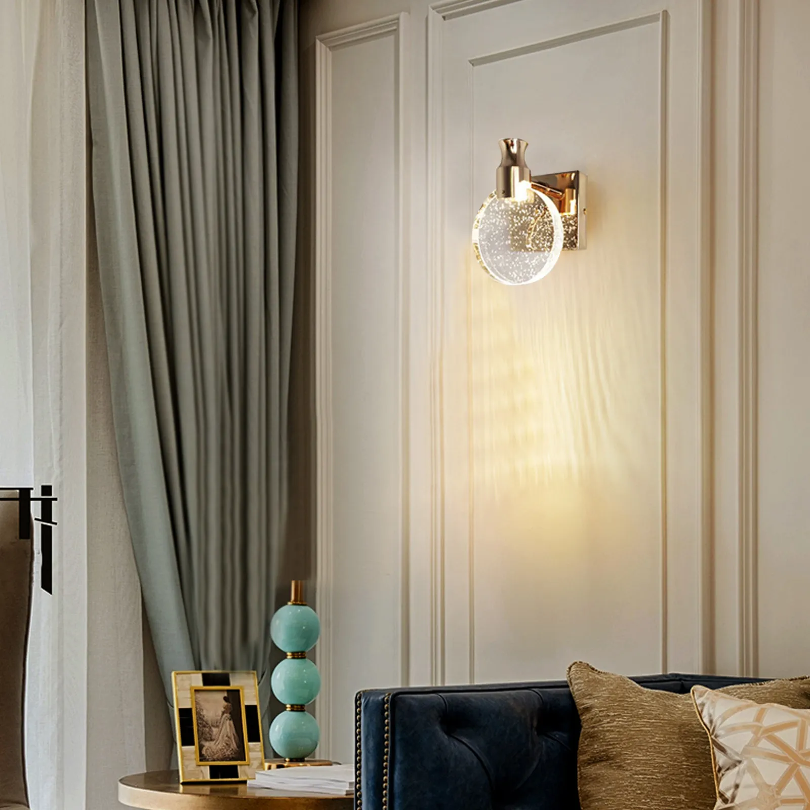 1-個北欧ウォールランプ高級寝室ベッドサイドランプ通路廊下ウォールライト装飾クリエイティブモダンデザイン低