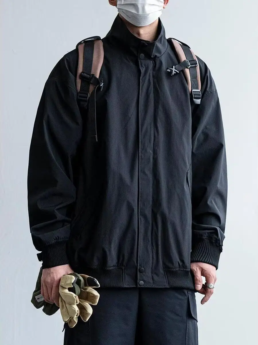 

Мужская летная куртка в стиле ретро в американском стиле с воротником-стойкой Thiened Quali Cleanfit Верхняя одежда для пар Весенний сезон