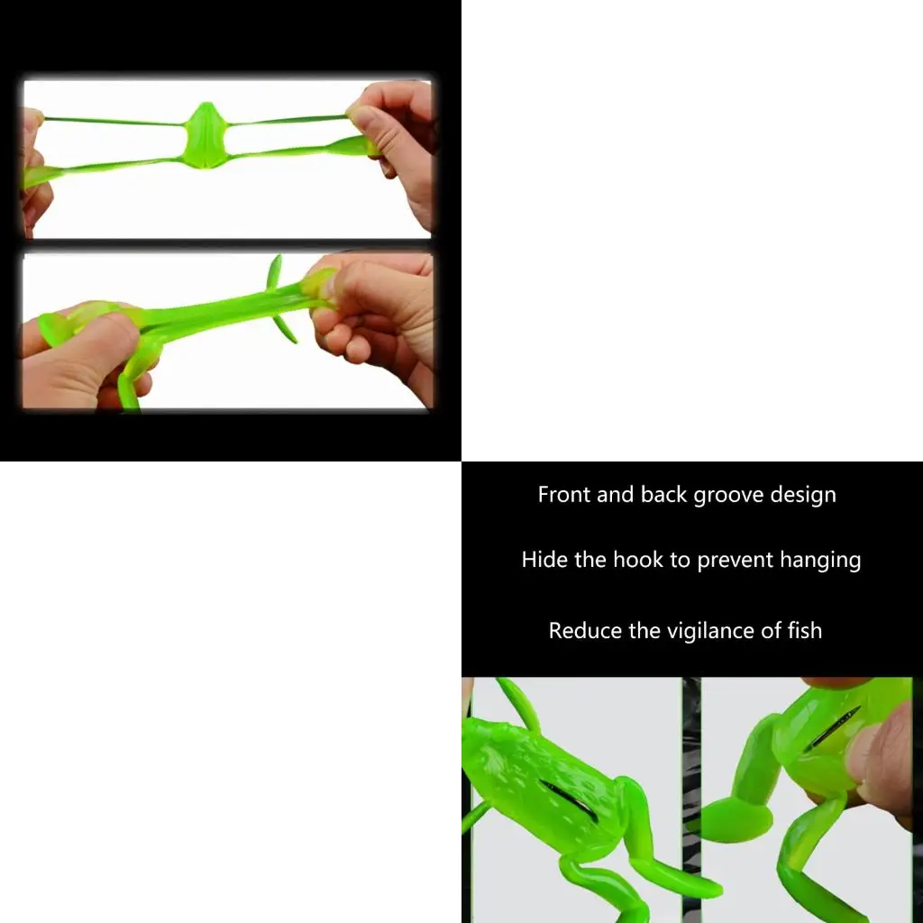 

5pcs Swimbait 6cm/8cm Fishing Topwater Frogs Lures Set Frogs Crankbait Lures