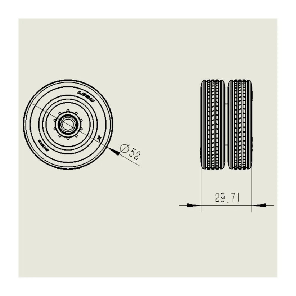 

LESU RC Parts Metal Wheels Hubs for 1/14 Scale RC Hydraulic Trailer A0020 A0005 Truck DIY Tamiyay Car Model Toys TH16937