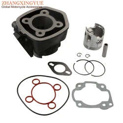 70cc 47mm Big Bore Cylinder Kit For MBK Mach G 50 Nitro R 50cc 2T Pin 10mm Motorcycle Parts