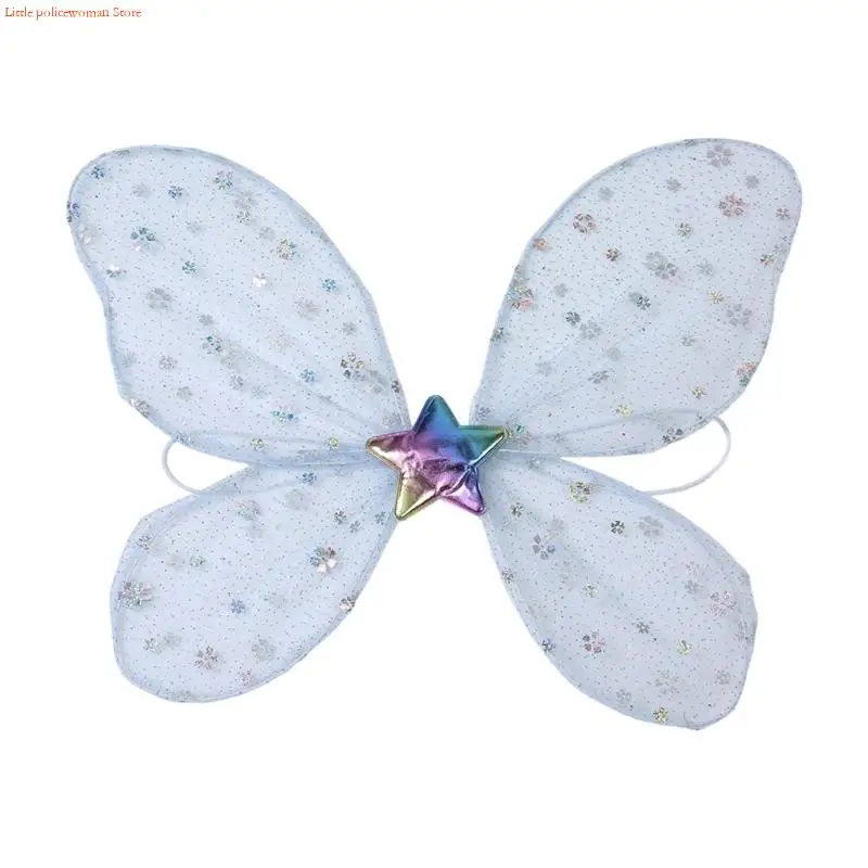 F92D Fairys Wing, Butterfly Fairys Wing Halloween Costume Angel Wing for Women Girls