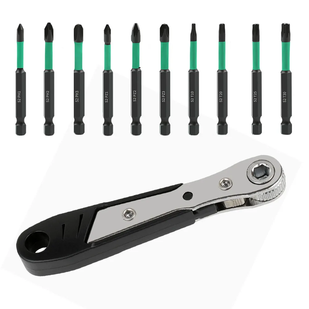 

Hexagon Ratchet Wrench 36 Tooth Drive Screwdriver Bit Quick Release Mini Socket Tools for Handle Repair Wrench