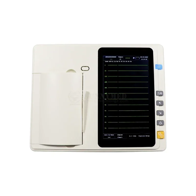 SUNNYMED SY-H004 Portable Low Price Digital 3/6/12 Channels Electrocardiograph For Hospital