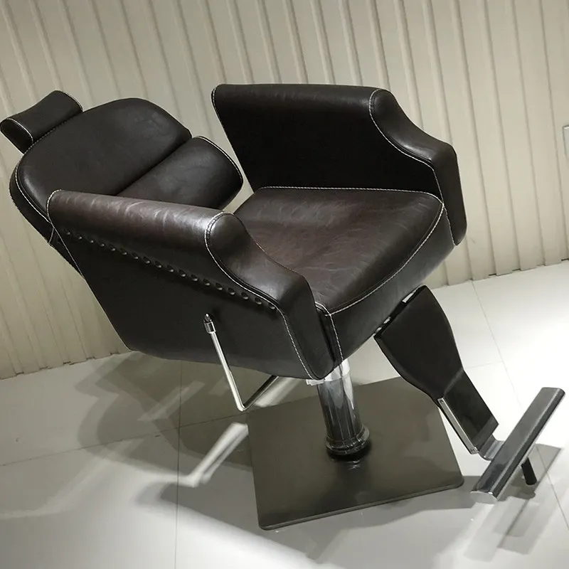 Premium Luxury Barber Chair Beauty Glamour Aesthetic Modern Hairdresser Chair Personalized Salon Kapperstoel Hair Furniture 5