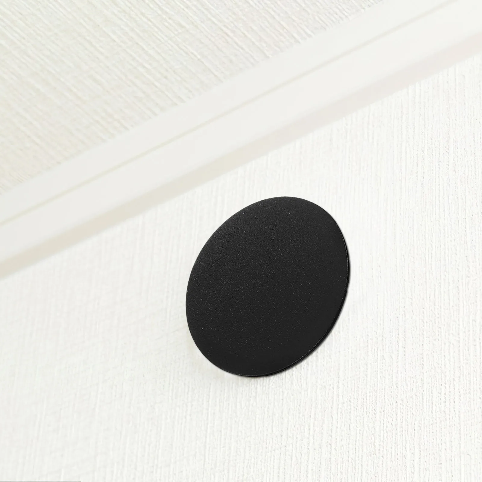 50Pcs Plastic Flush Furniture Hole Plugs Round Snap in Locking Type for Cabinet Chairs Tables Panel Hole Covers