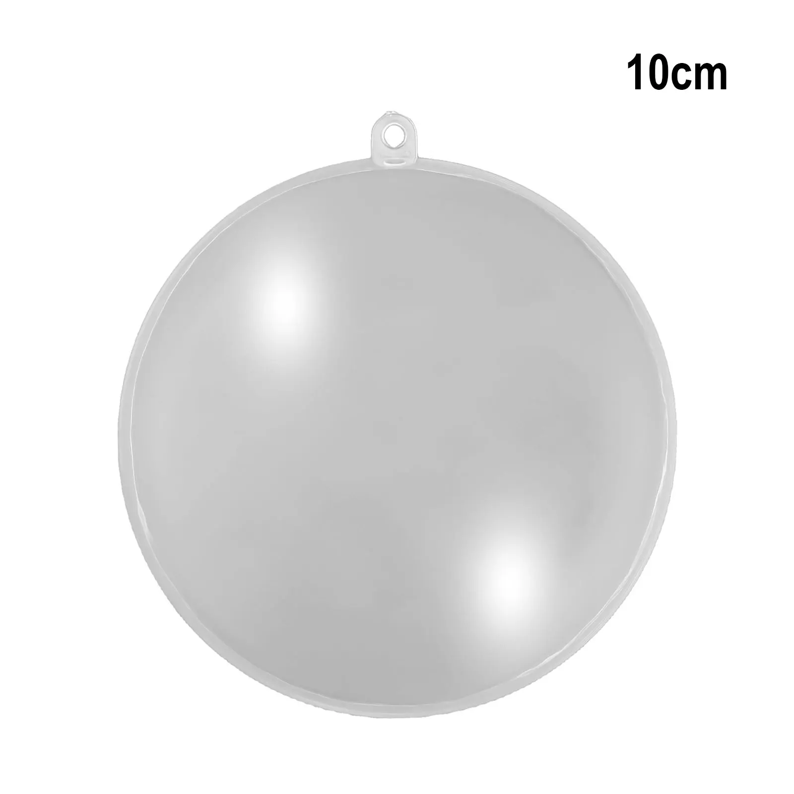 

Brand New Christmas Ball Mall Decoration Ornaments Plastic Transparent Christmas Christmas Tree Flowers Hanging 10cm