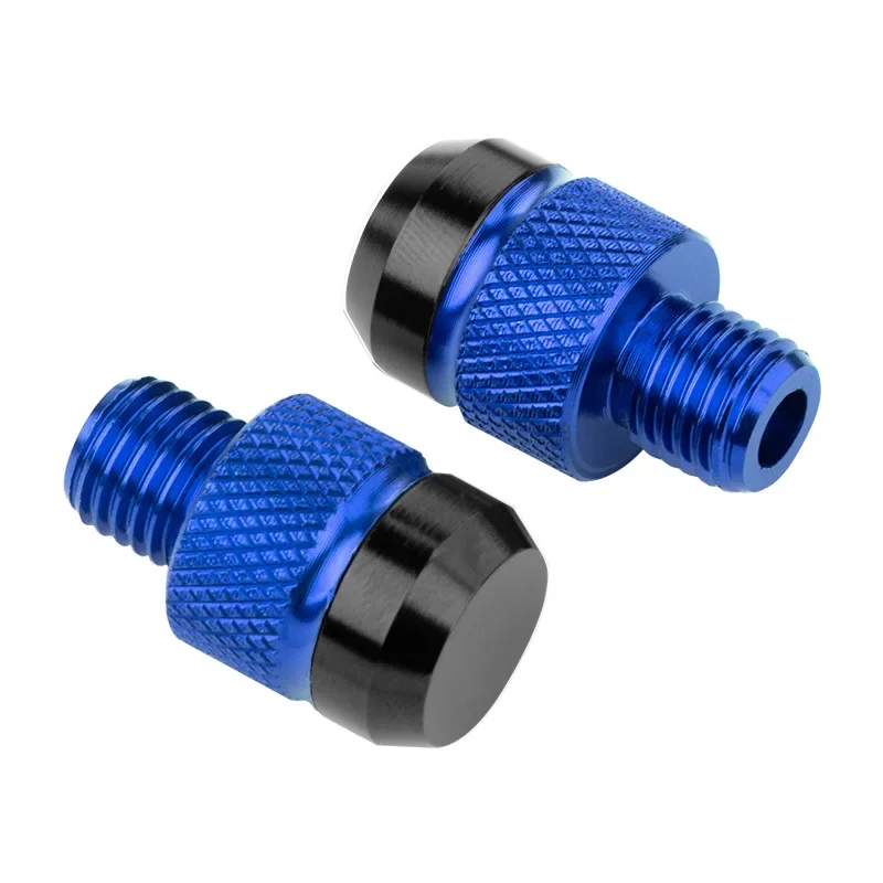 Rearview Mirror Mount Screw Set 2 pcs for m10 Positive Thread Aluminum Alloy for Motorcycle Reflective Mirror Fixing Application