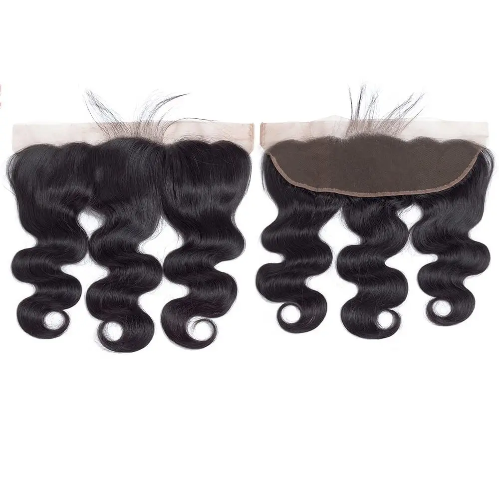 

Объемная волна 13x4, кружевная фронтальная часть, только волосы Huaman, прозрачная кружевная застежка, бразильские волосы Remy Virgin, натуральный цвет для чернокожих женщин